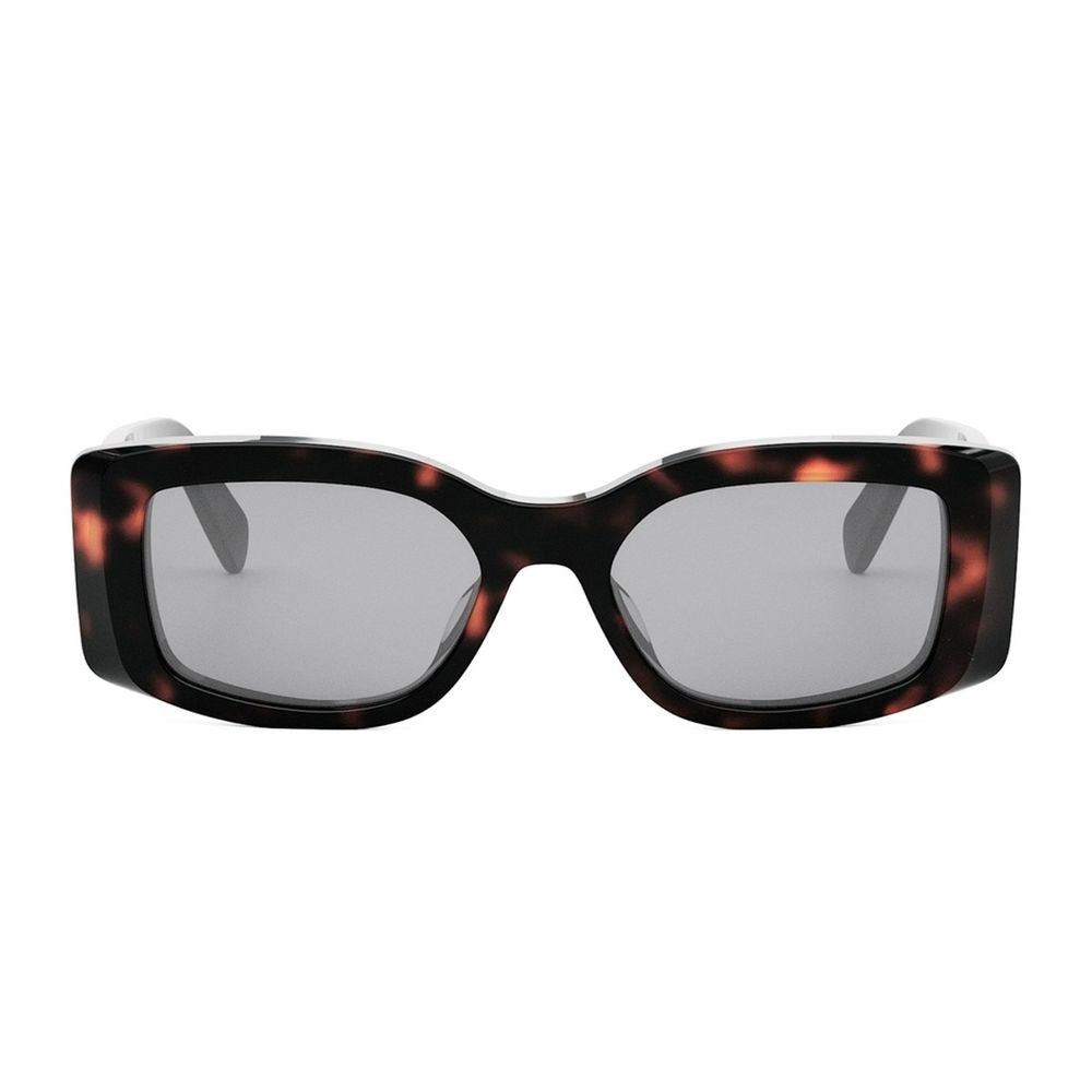 Celine Triomphe Oversized Rectangular Acetate Sunglasses