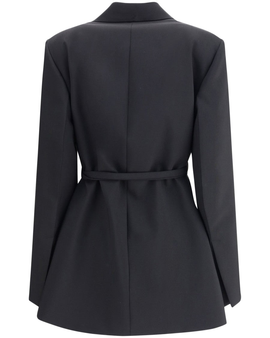 Max Mara Belted Tailored Coat With Structured Silhouette