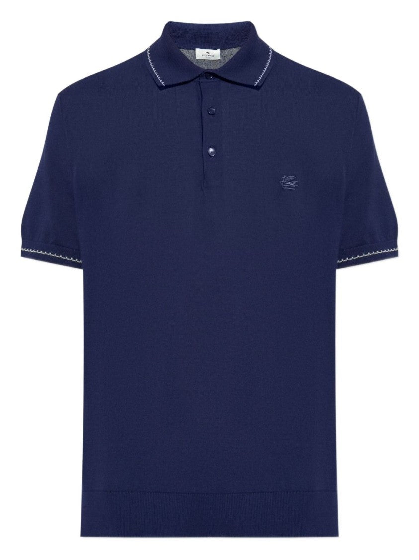 Etro Knitted Polo Shirt With Classic Collar