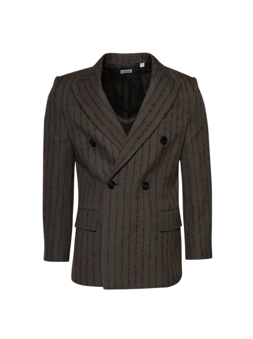 Burberry Tailored Jacket Coal And Fig