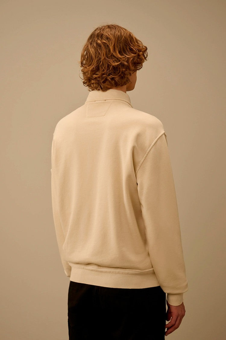 C.P. Company Sand Lens Detail Collared Cotton Jacket