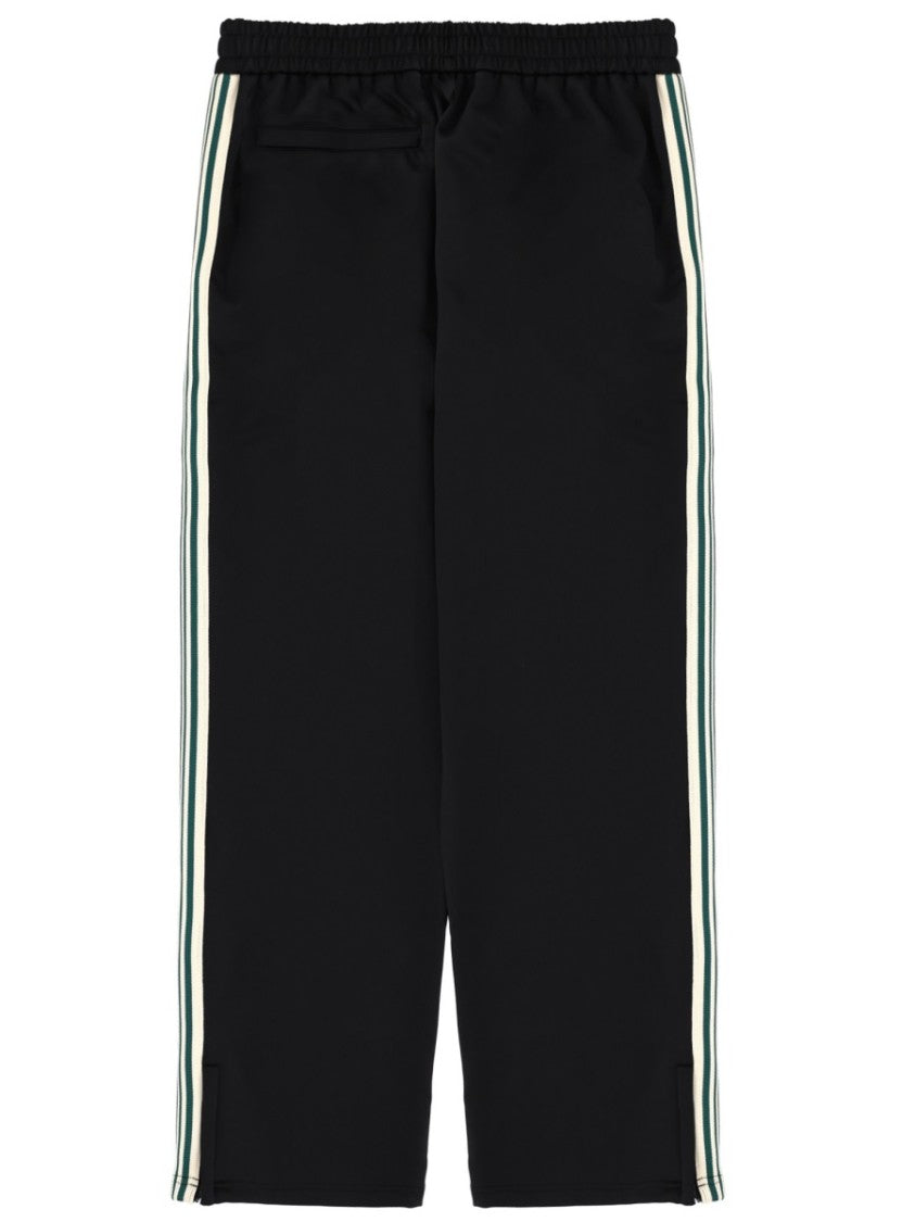 Represent Black Side Stripes Tapered Slits Jogger Pants