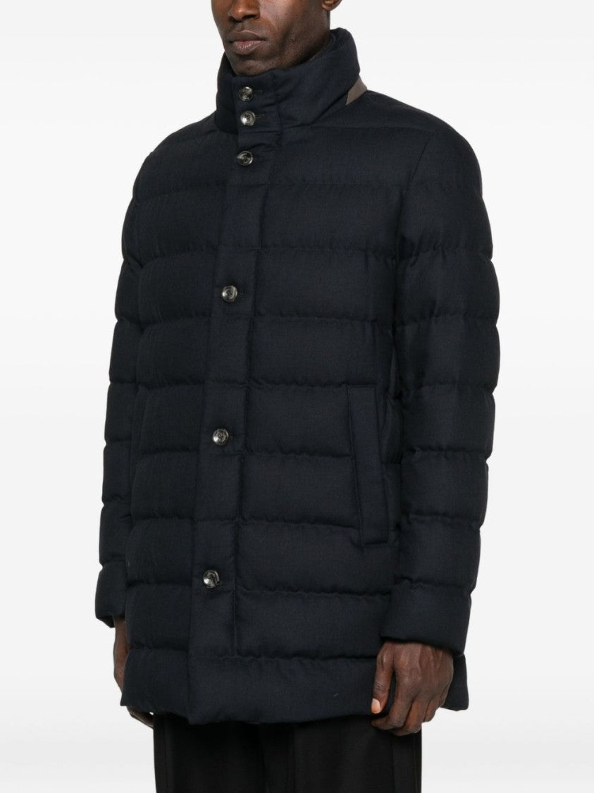Herno Quilted Black Jacket With Tailored Fit