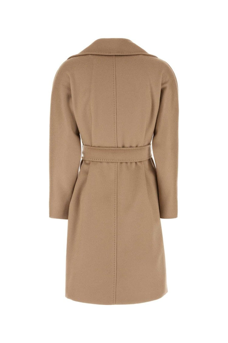 Mm Studio Camel Wool Dravenna Coat