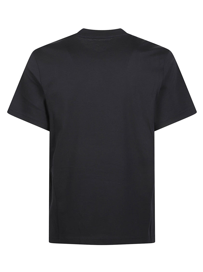 Moncler Black Logo Printed Cotton T-Shirt