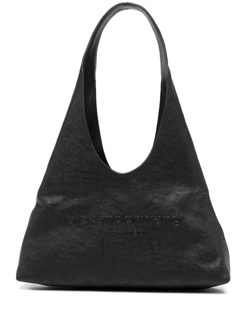 Alexander Wang Triangular Silhouette Shoulder Bag In Calf Leather
