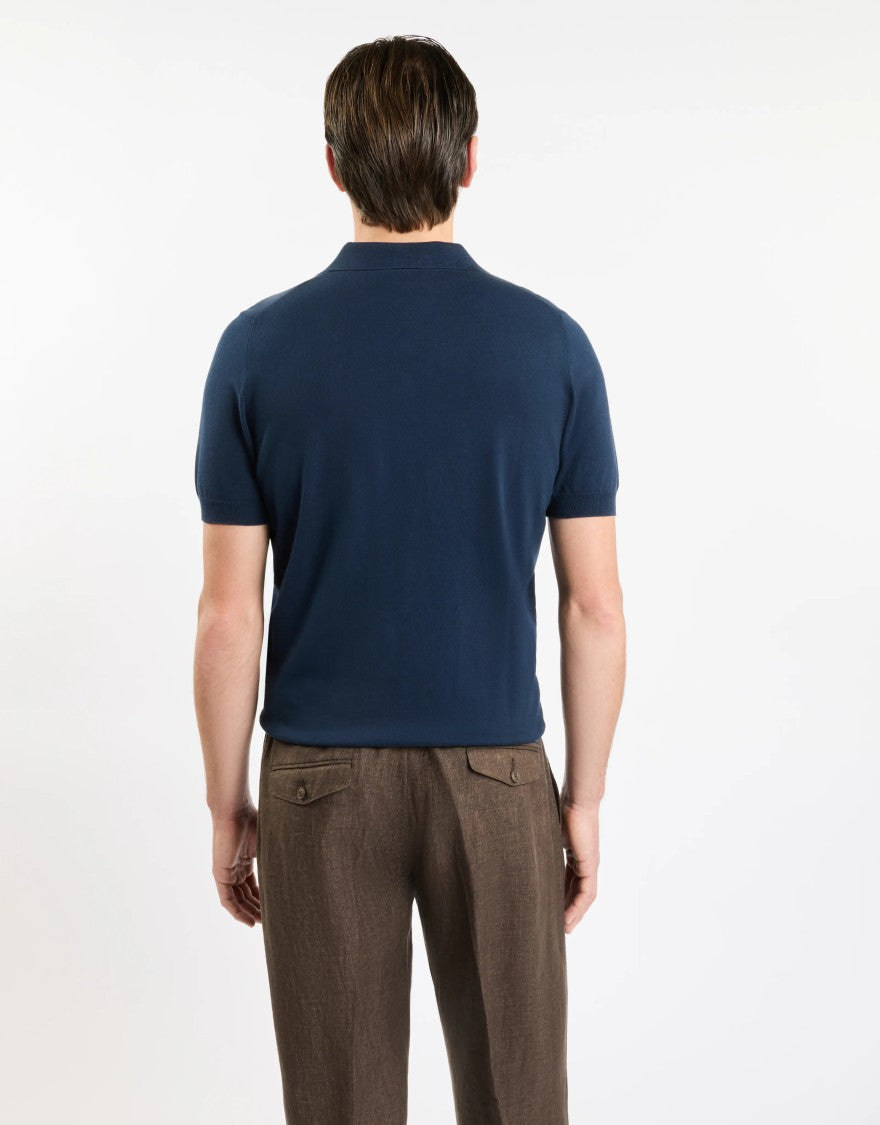 Fay Fitted Short-Sleeved Polo Shirt