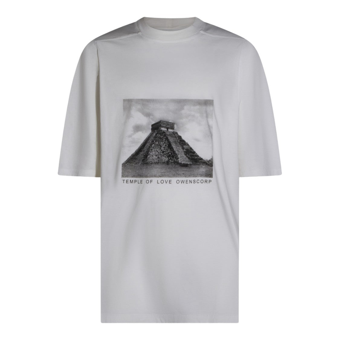 Drkshdw By Rick Owens Monochrome Graphic Print T-Shirt