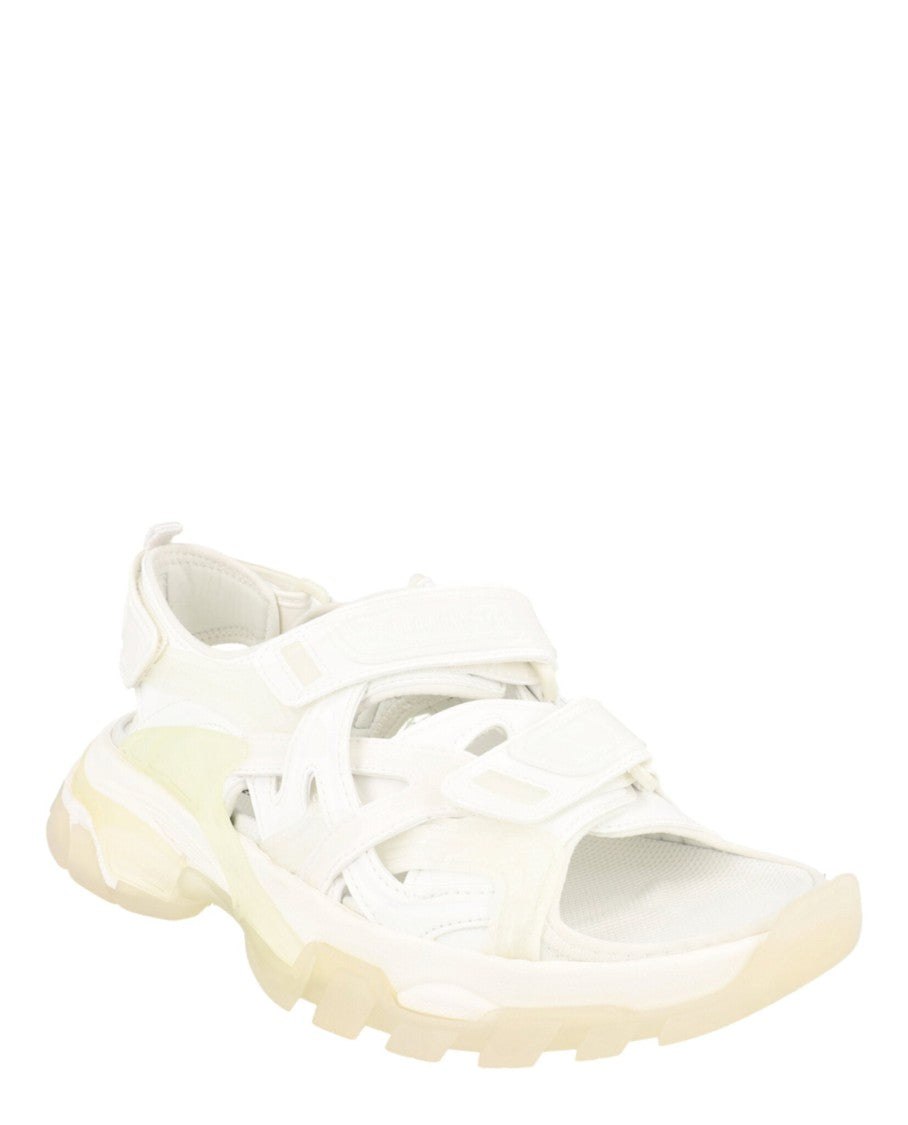 Balenciaga Sporty Caged Sandals With Chunky Sole And Embossed Branding