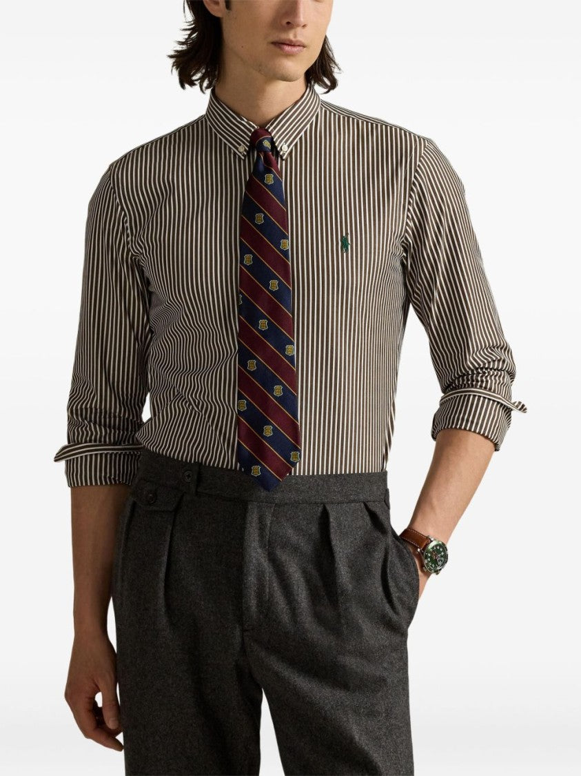Polo Ralph Lauren Brown And White Shirts