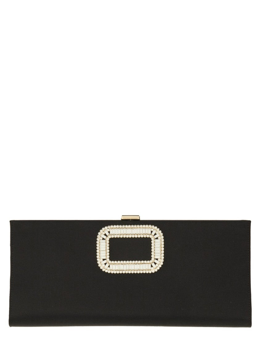 Roger Vivier "Pilgrim" Buckle Clutch Bag