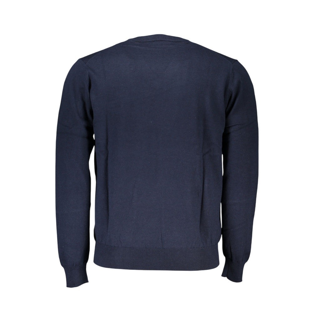 Harmont & Blaine Classic Crew-Neck Pullover With Contrasting Collar