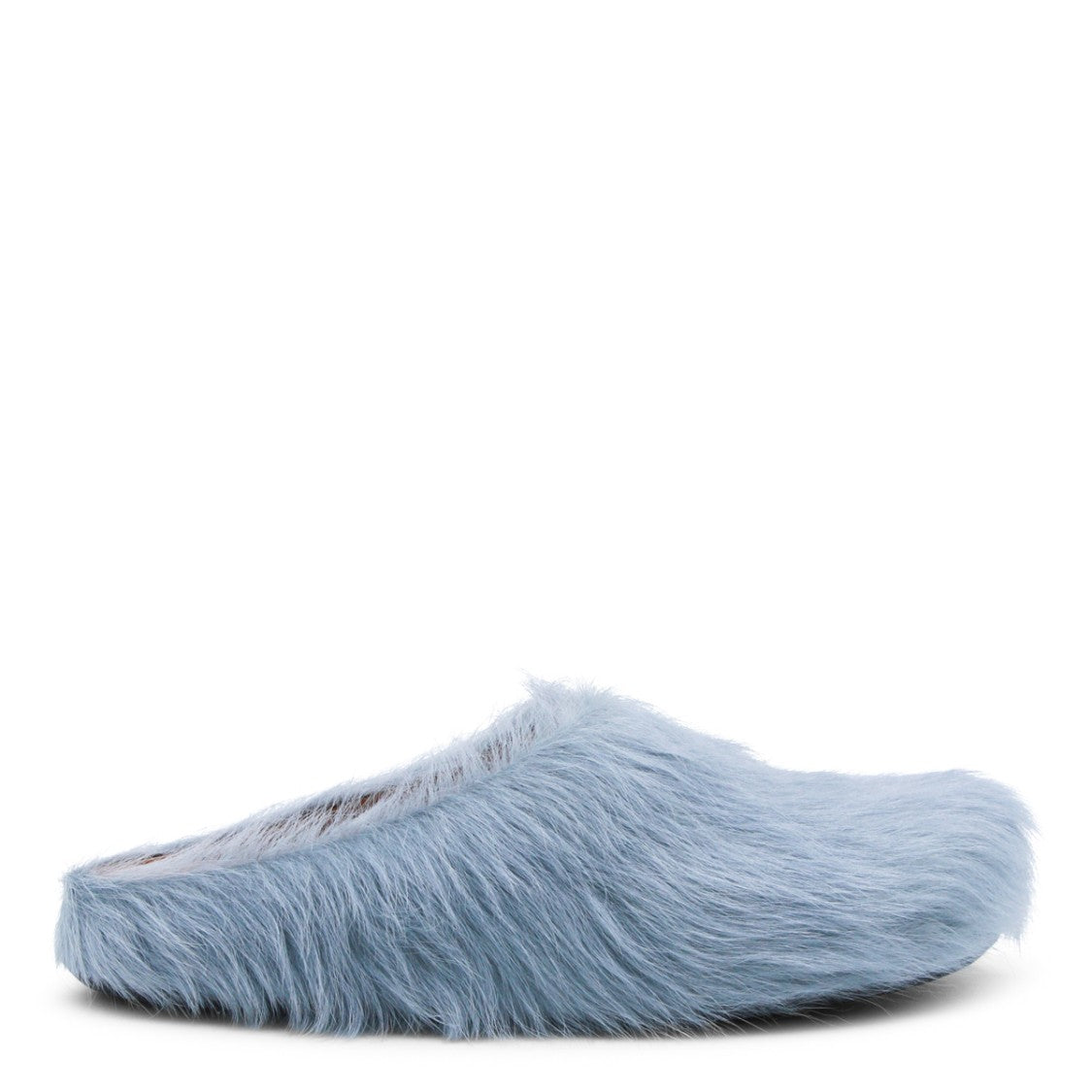 Marni Light Blue Leather Sandals