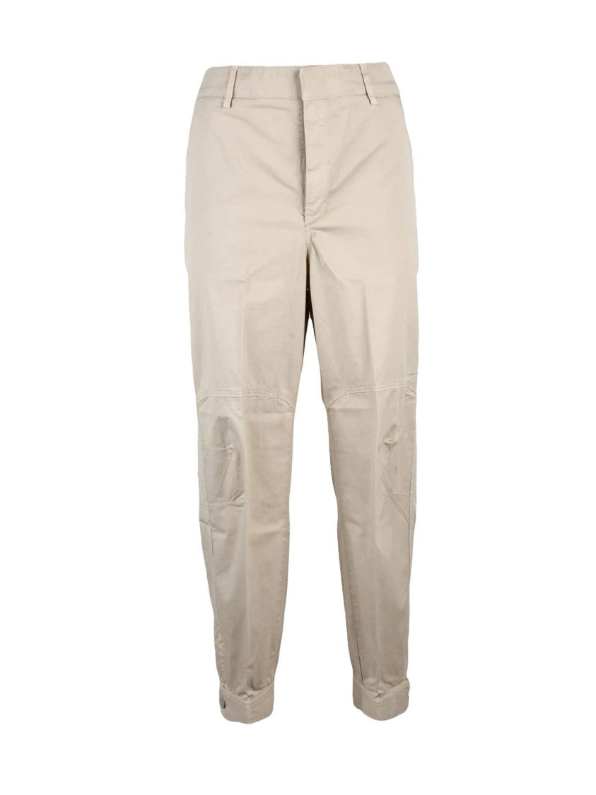 Dondup Laurie Tapered Trousers Beige