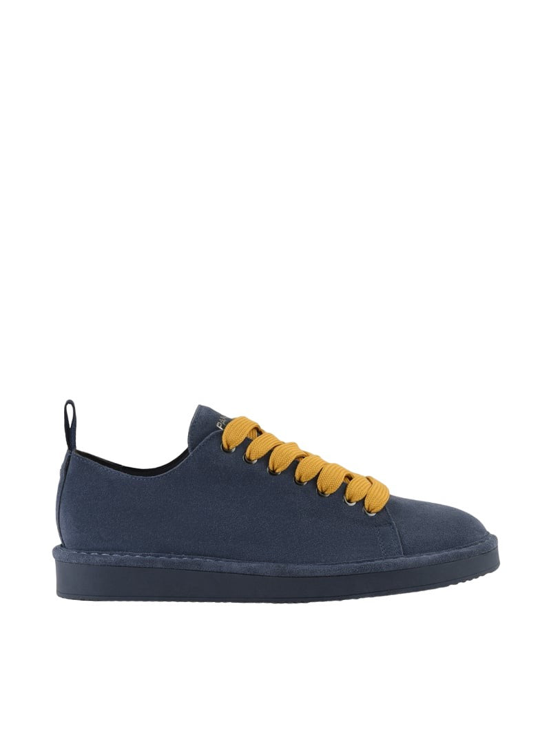 Panchic Sneakers With Suede Design And Durable Leather Construction