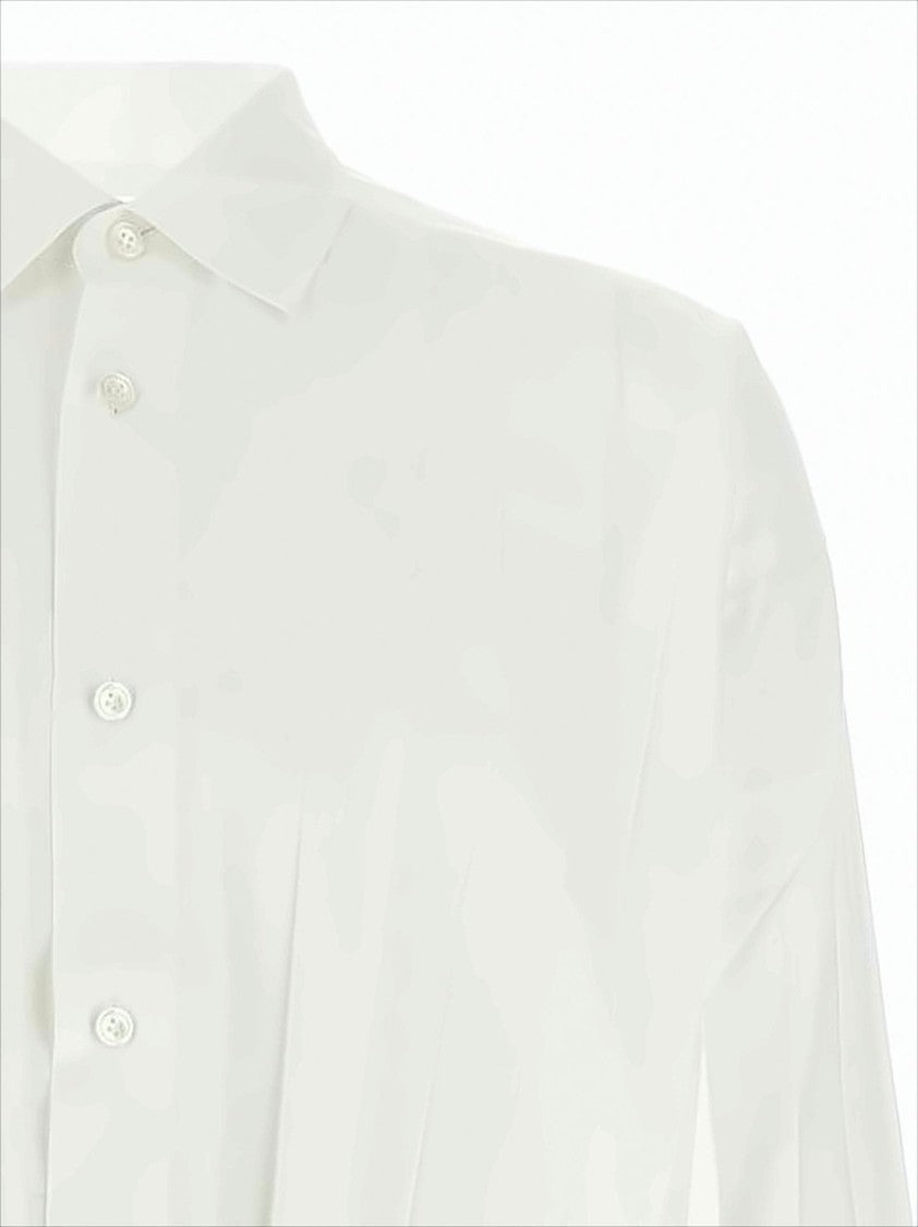 Homme Plissé Issey Miyake Pleated Long Sleeve Shirt With Classic Collar