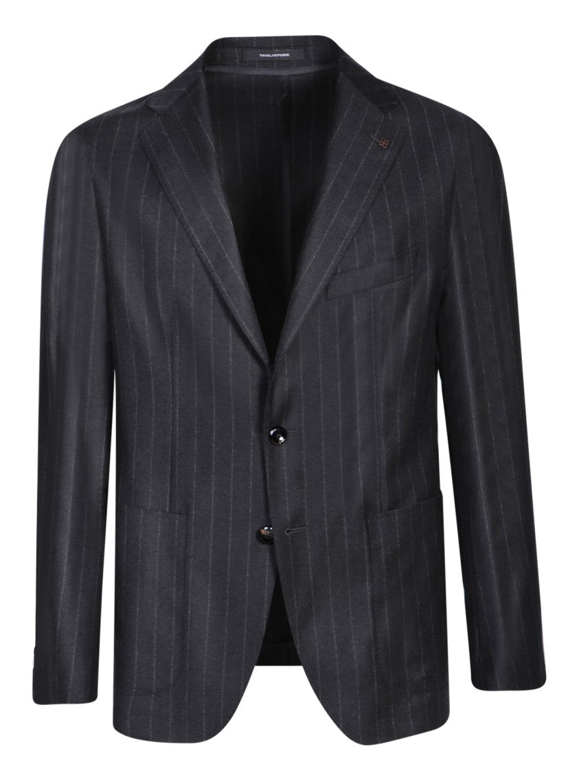 Tagliatore Grey Pinstripe Suit