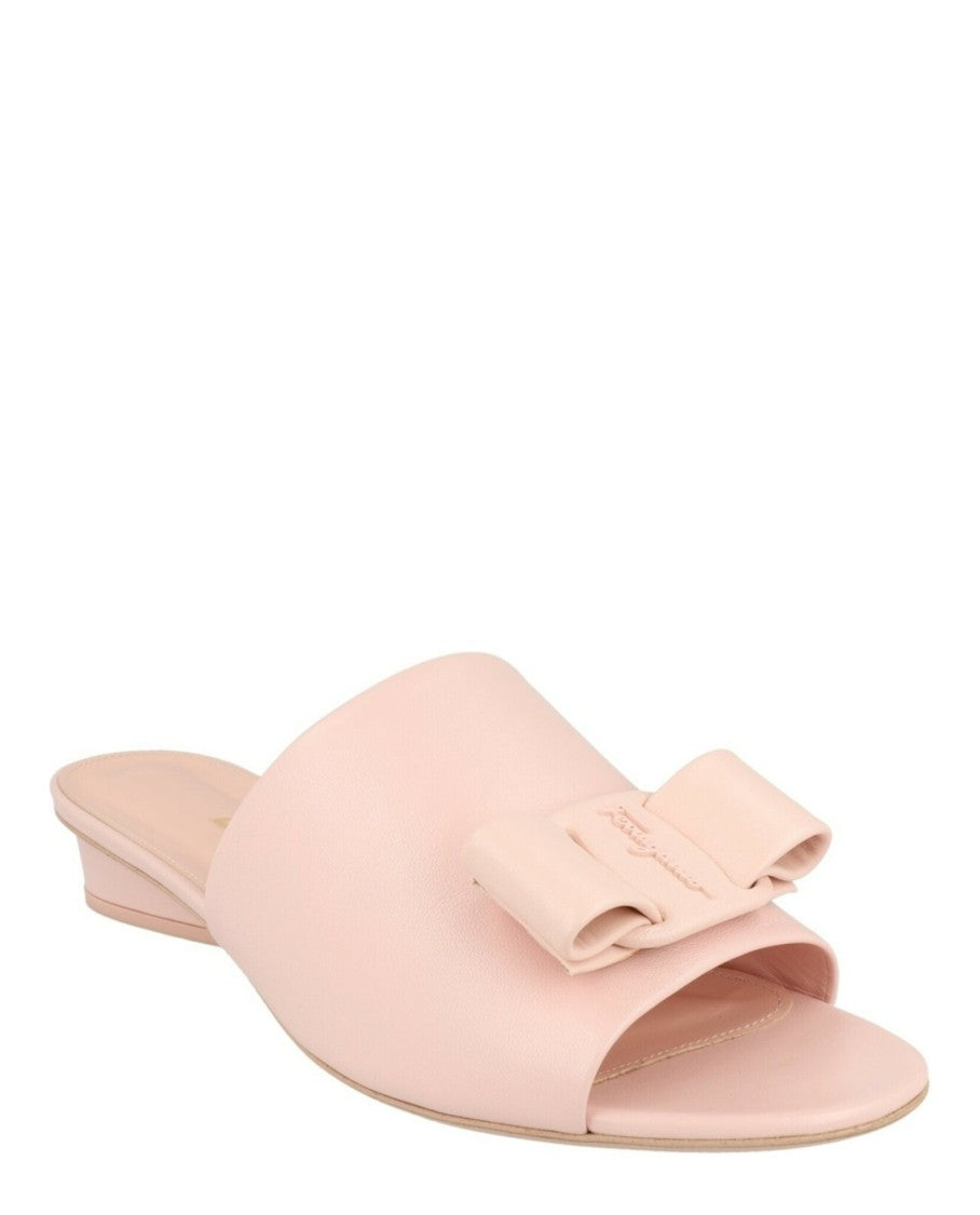 Ferragamo Valery Leather Mules