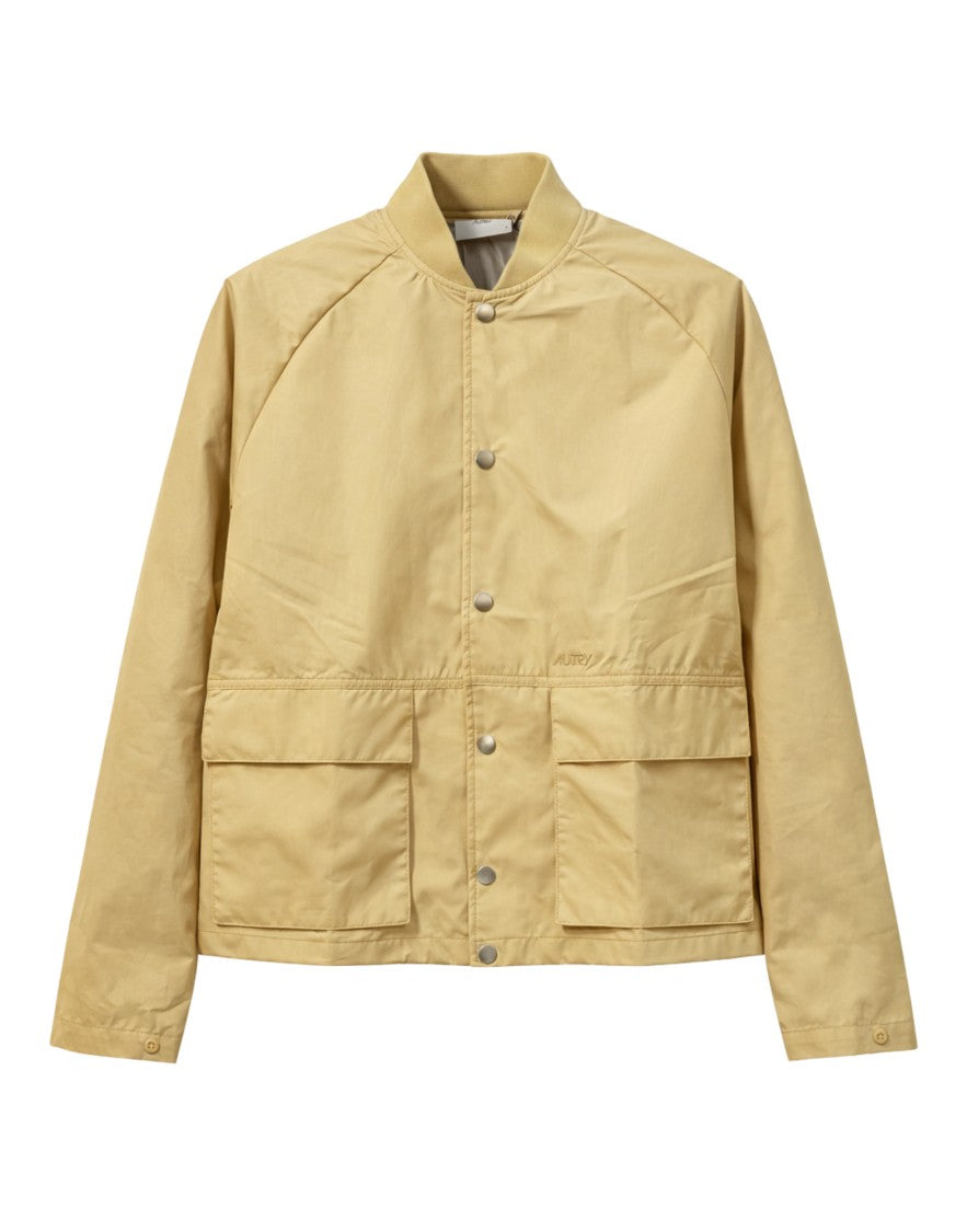 Autry Cropped Nylon Biscuit Women’S Jacket