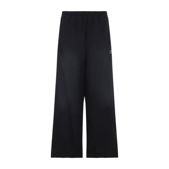 Balenciaga Relaxed-Fit Jogger Pants With Side Logo Stripe