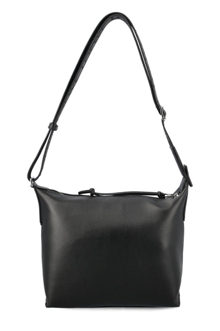 Loewe Minimalist Black Calf Leather Shoulder Bag