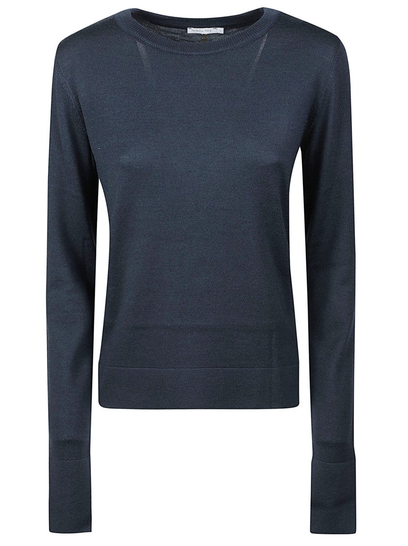 Patrizia Pepe Wool Long Sleeve Sweatshirt