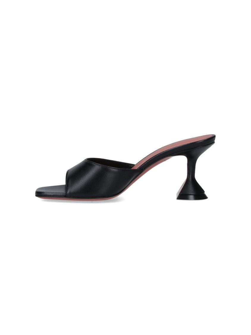Amina Muaddi Black Lupita Mules
