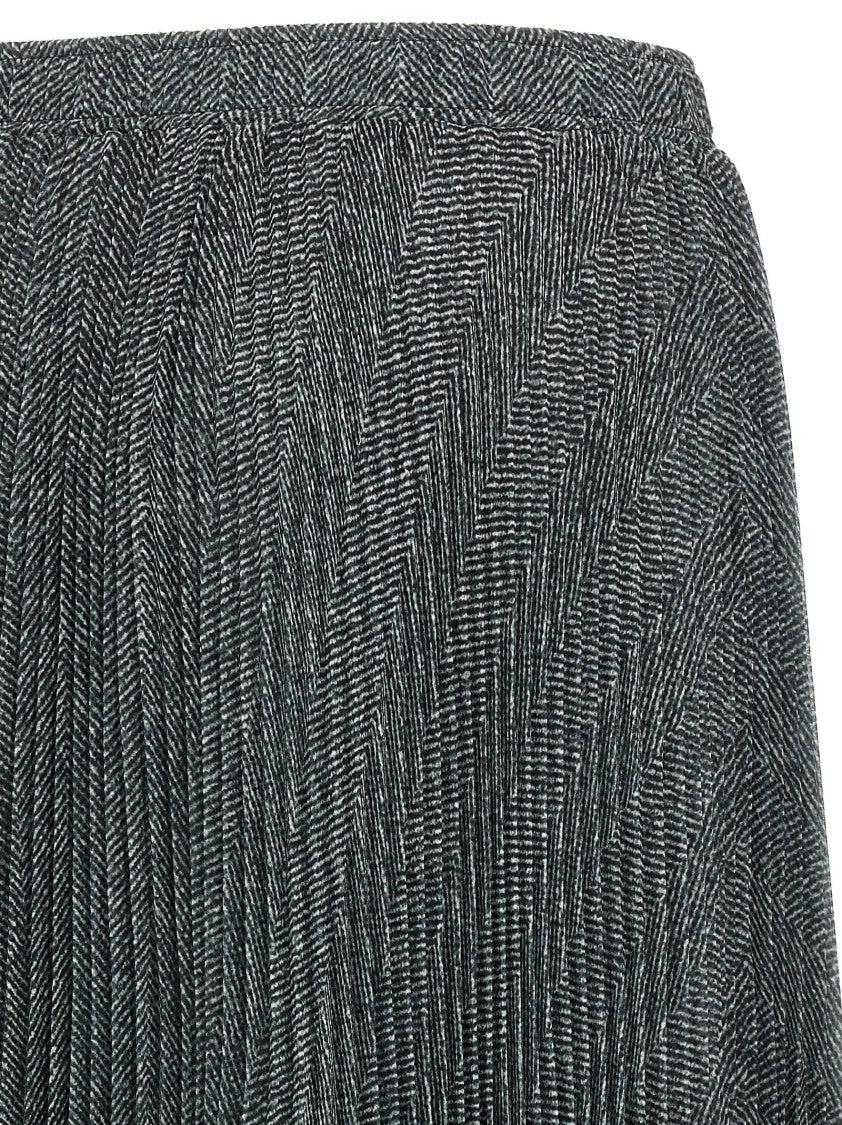 Ermanno Scervino Pleated Longuette Skirt