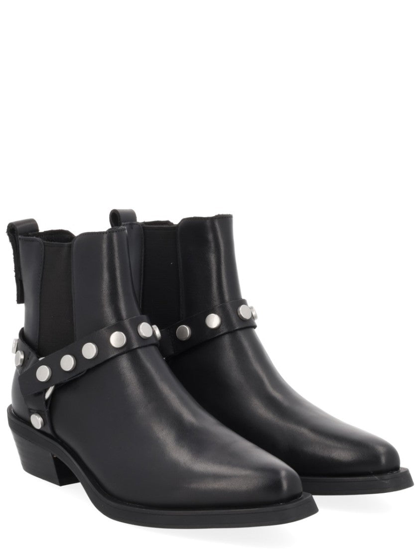 Ash Logan Pointed Toe Studded Boots