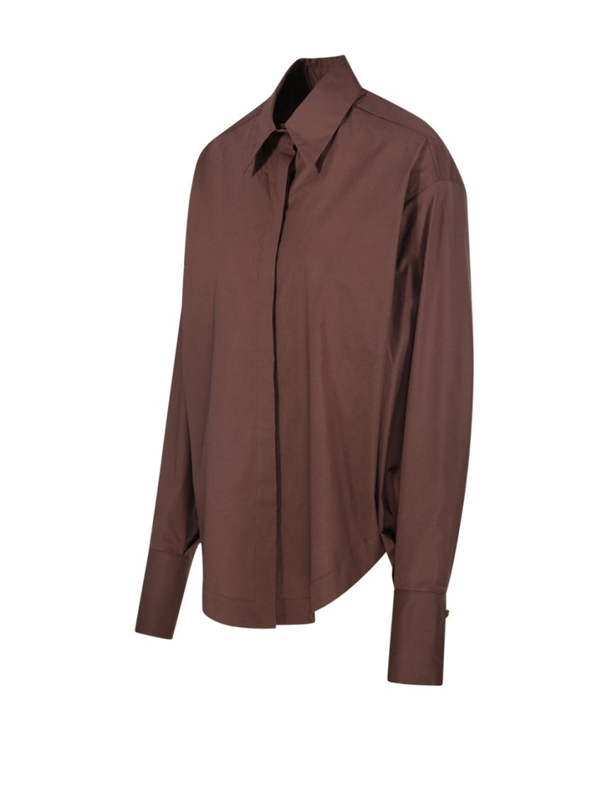 Federica Tosi Brown Over Shirt