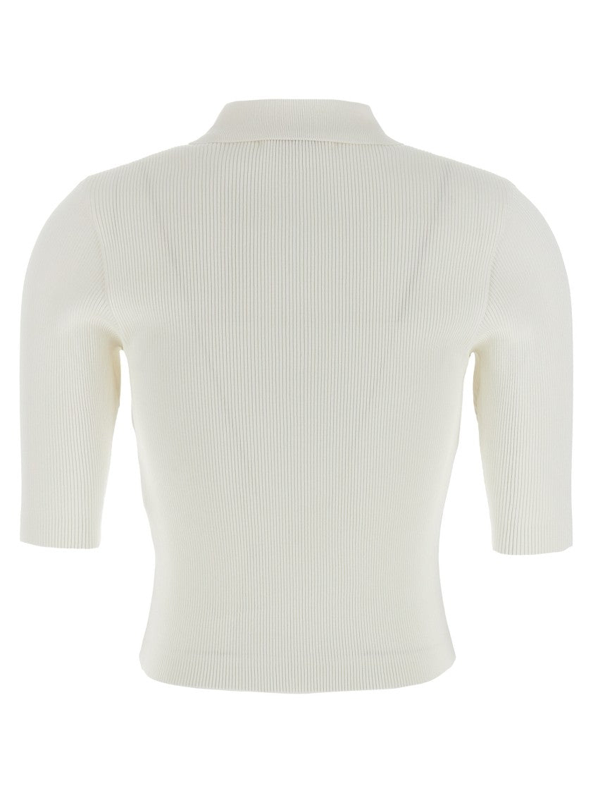 Auralee Ribbed Polo Shirt