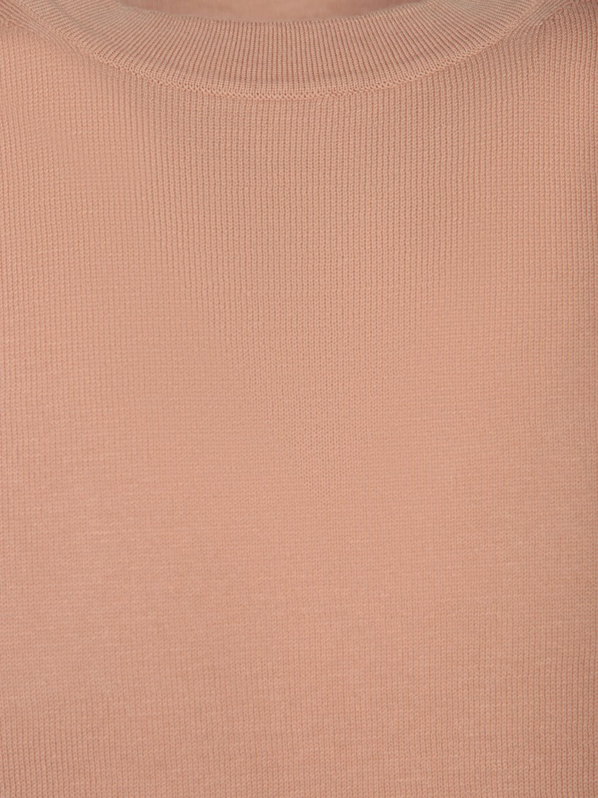Dell'oglio Salmon Crepe T-Shirt