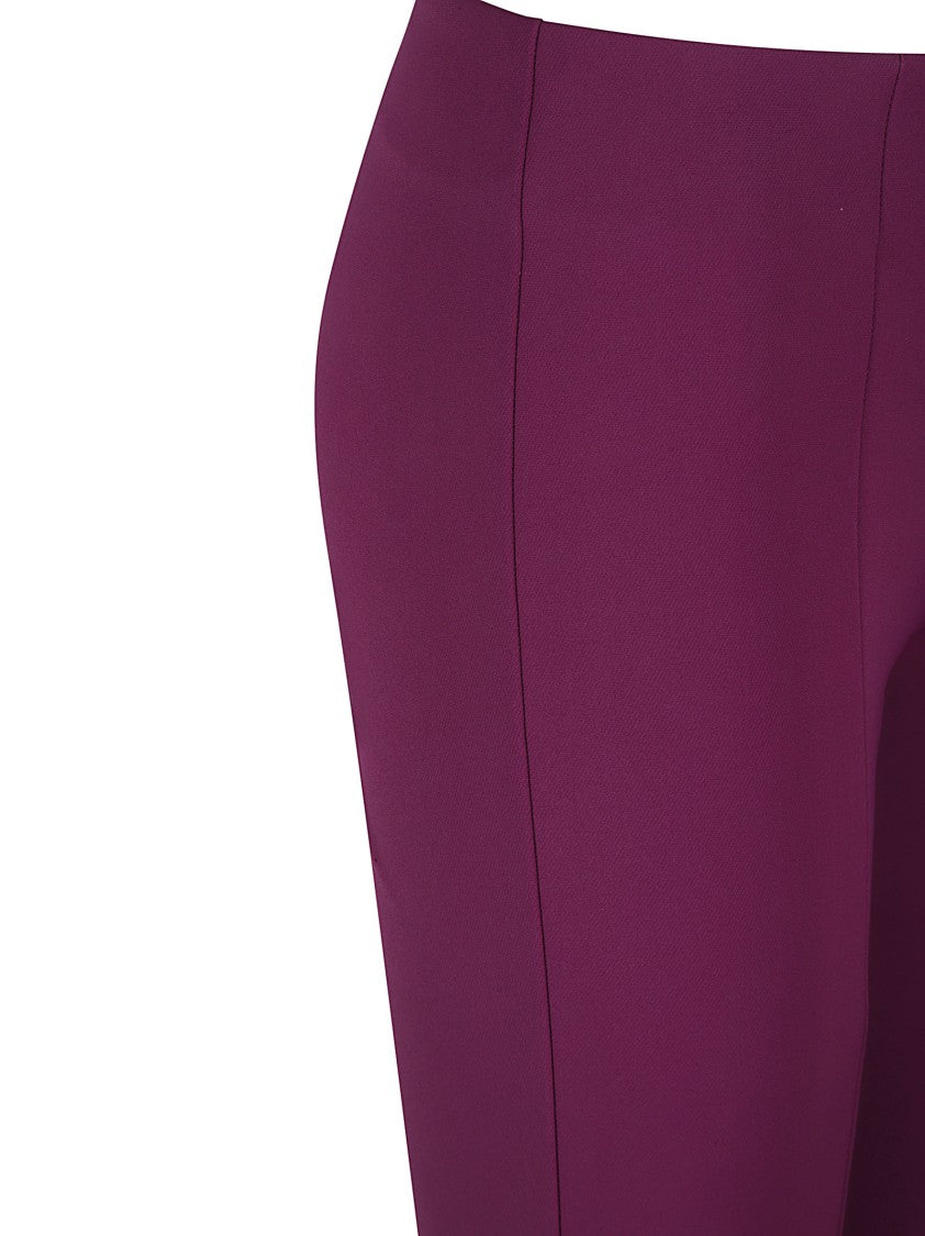 Max Mara High-Waisted Trousers With Split Hem Detail