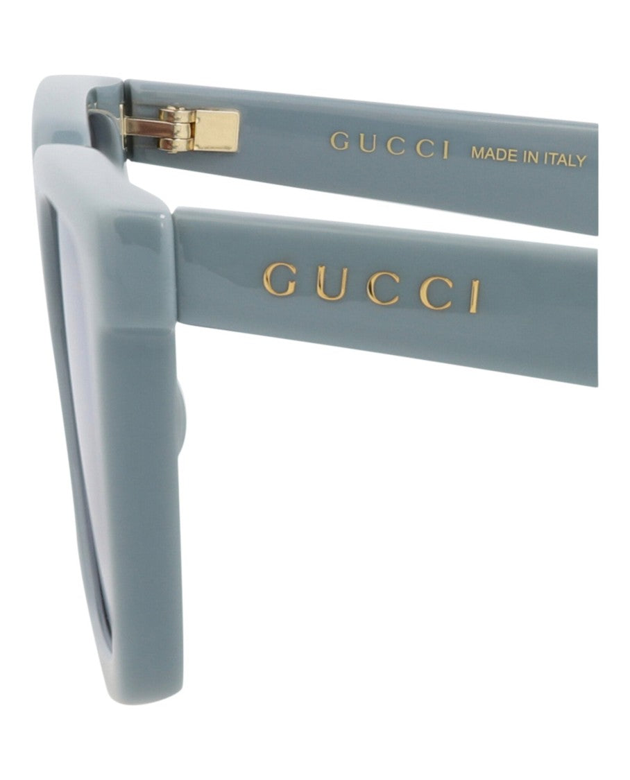 Gucci Square-Frame Injection Sunglasses