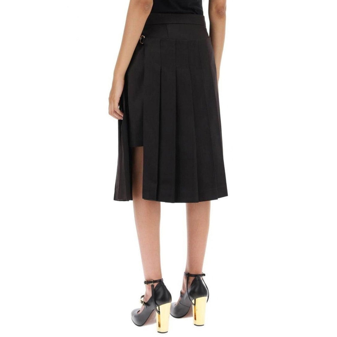 Fendi Cotton And Silk Washed Skirt