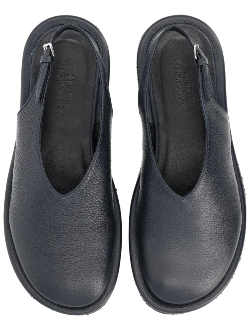 Studio Nicholson Slingback Deerskin Leather Sandals