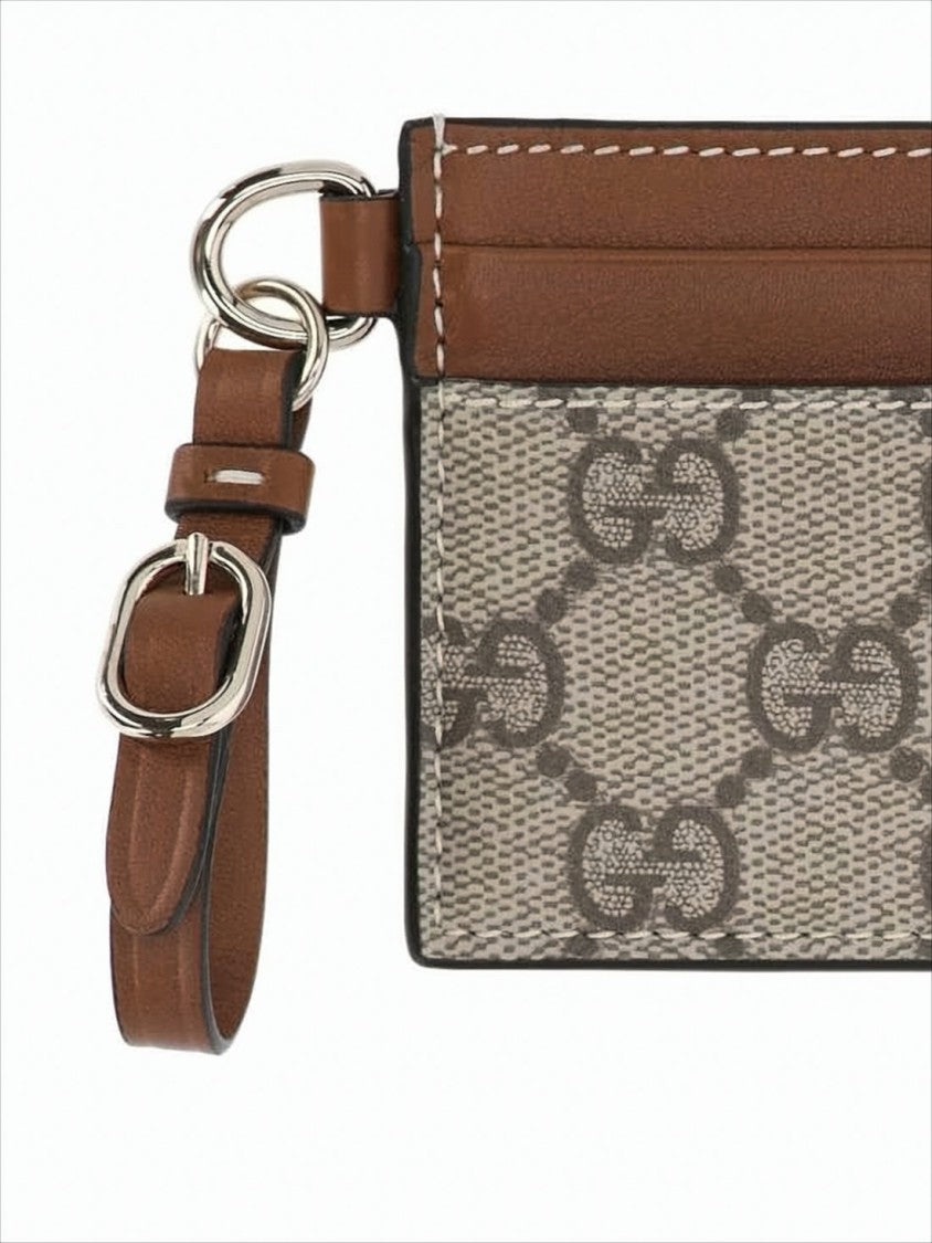 Gucci Slim Fabric Wallet With Interlocking Gg Pattern