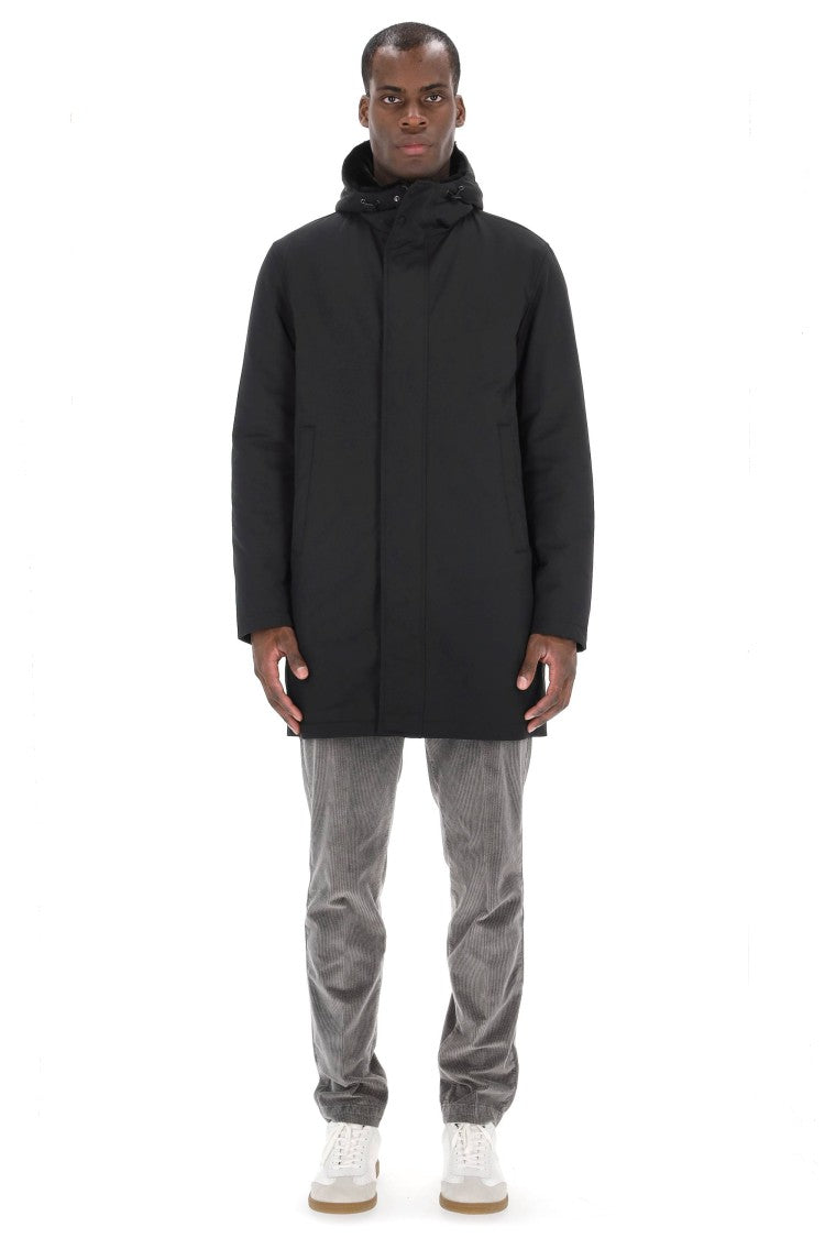 Herno Nylon Parka With Sherpa Lining