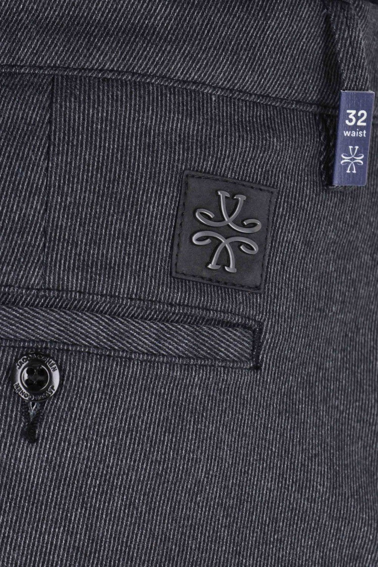 Jacob Cohen Bobby Model Diagonal Cotton 5-Pocket Trousers