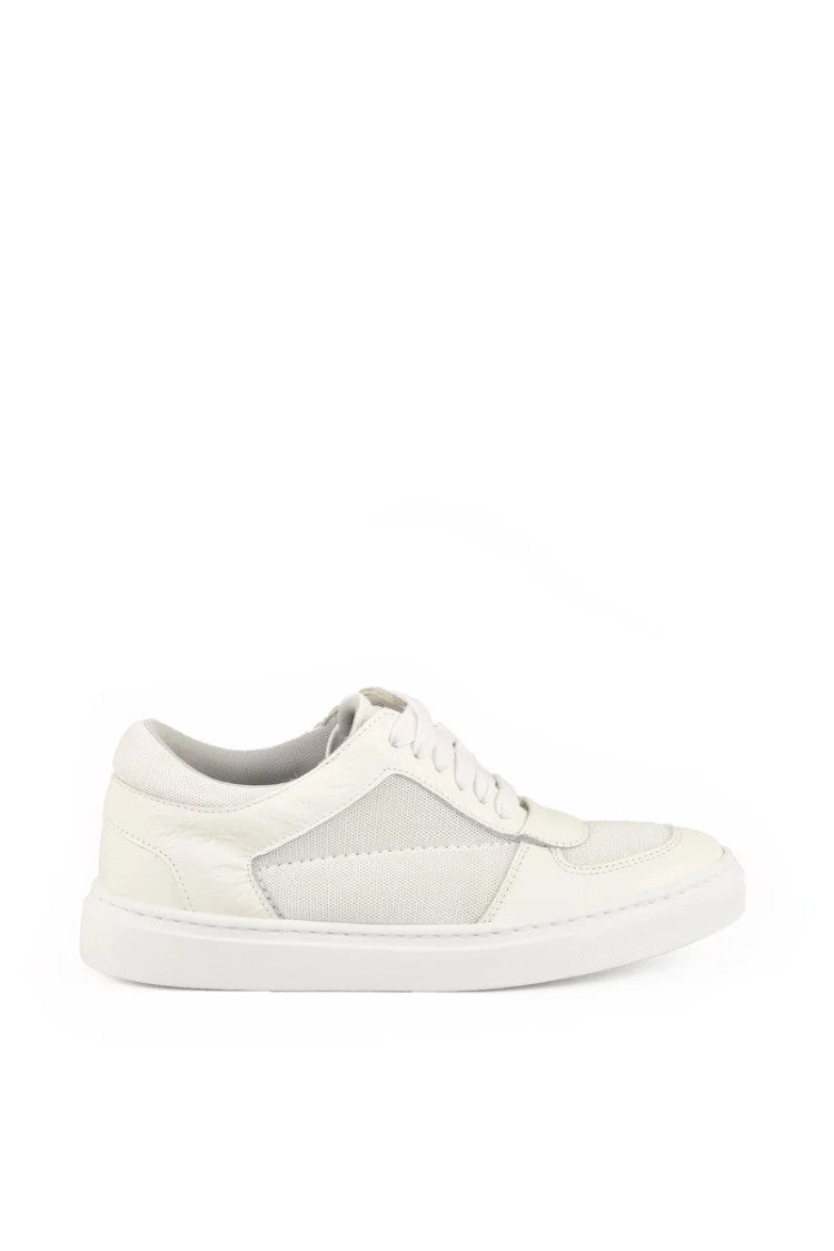 Fabiana Filippi Low-Top White Sneakers With Leather