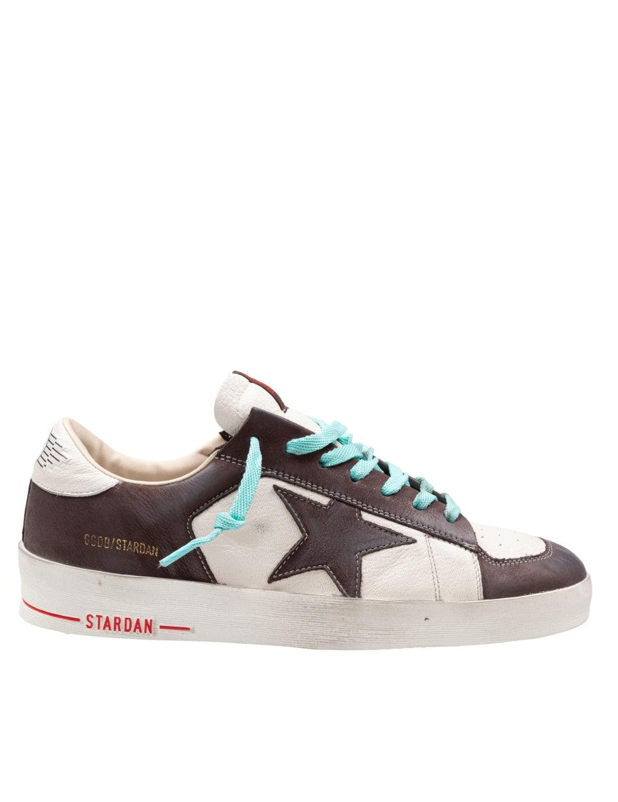 Golden Goose Sneakers Stardan In Leather Color White