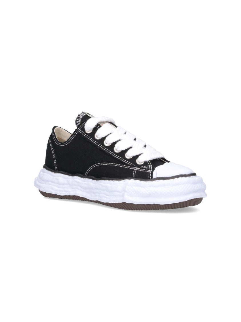 Maison Mihara Yasuhiro Black Peterson 23 Og Low-Top Cotton Sneakers