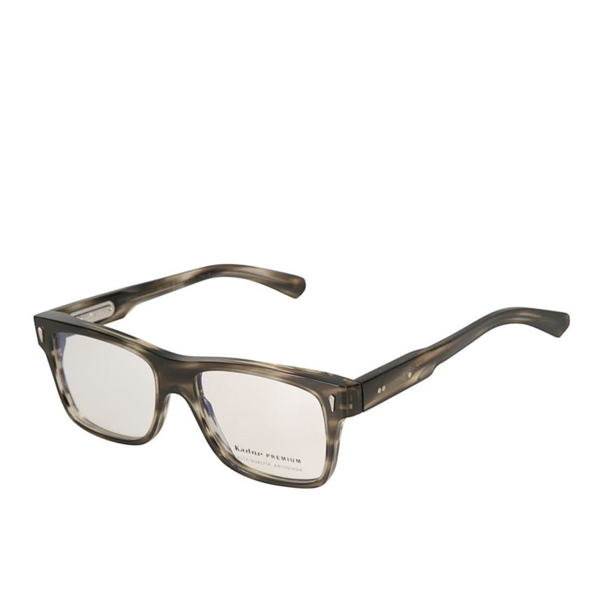 Kador Premium 5 Translucent Smoky Brown Rectangular Eyeglasses