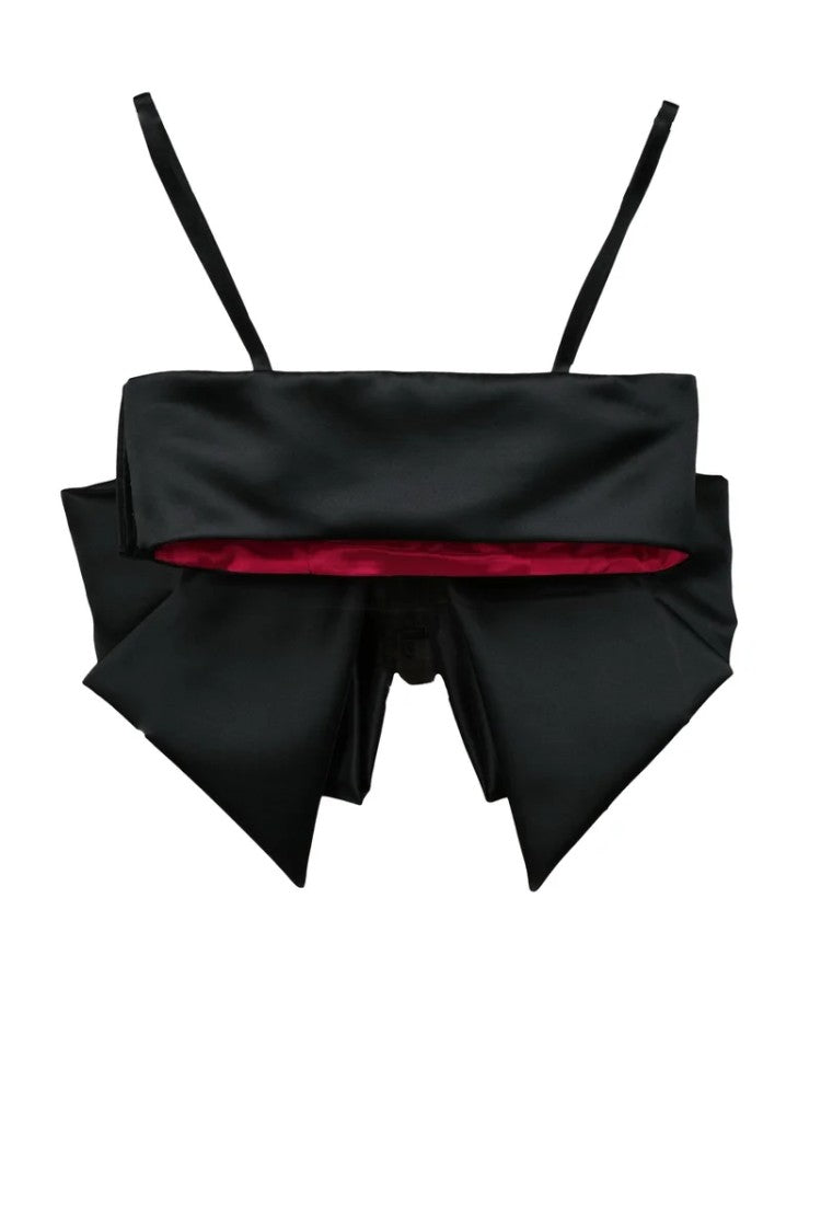 Nina Ricci Fluid Polyester Top - Black