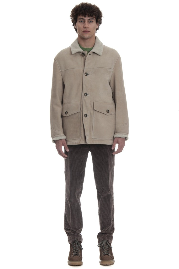 Valstar Shearling Button-Up Shirt Jacket