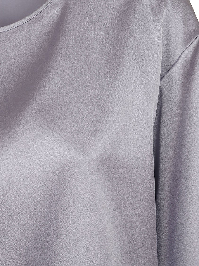 Emporio Armani Satin Round Neck Blouse