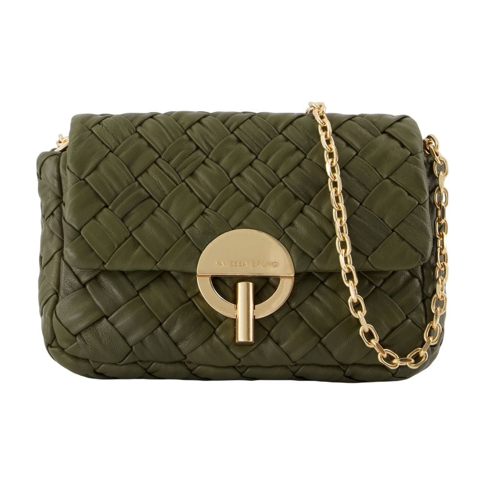 Vanessa Bruno Nano Moon Shoulder Bag - Leather - Brown