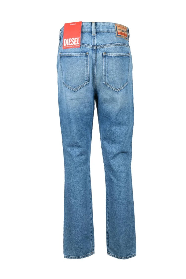 Diesel Celeste High-Waisted Straight-Leg Jeans