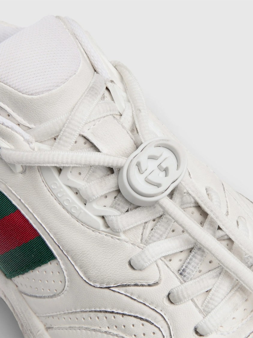 Gucci White 2.0 Chunky Sole Distressed Sneakers