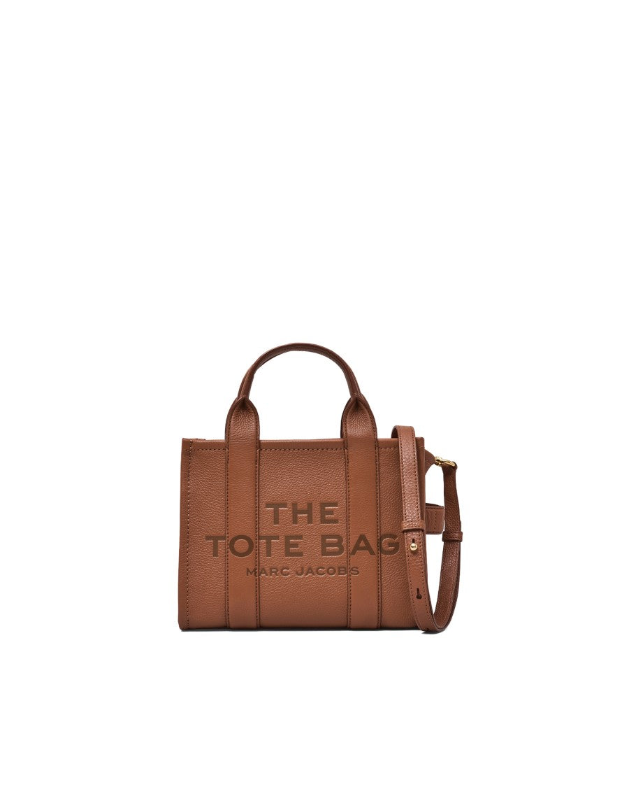 Marc Jacobs Structured Leather Small Tote With Removable Strap